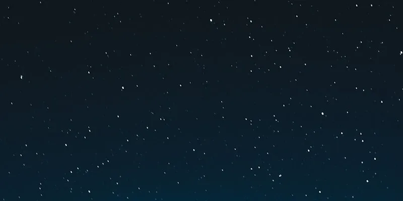 Venus and moon in a dreamy night sky